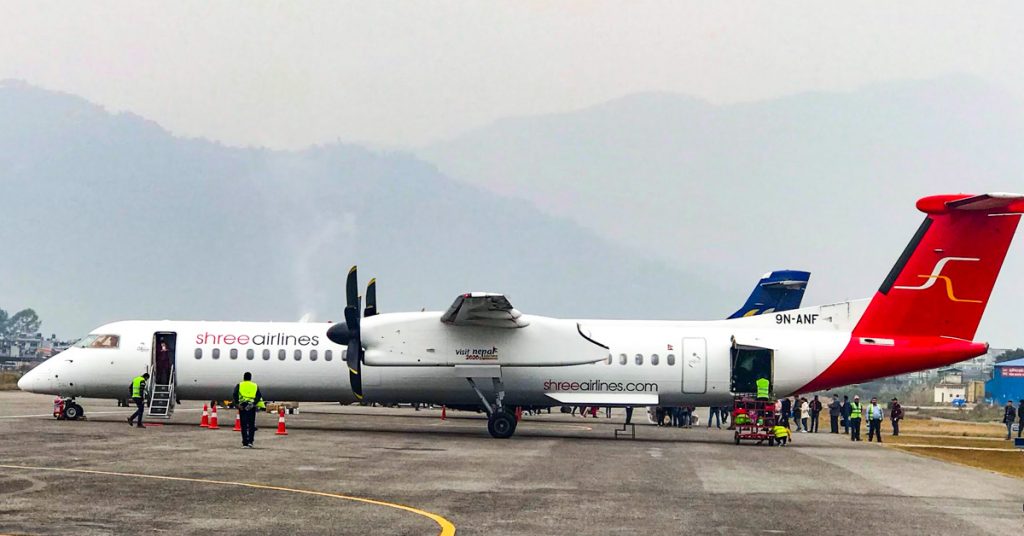 9N-ANF De Havilland Bombardier Dash 8 1 Image for 9N-ANF Dash 8 Aircraft