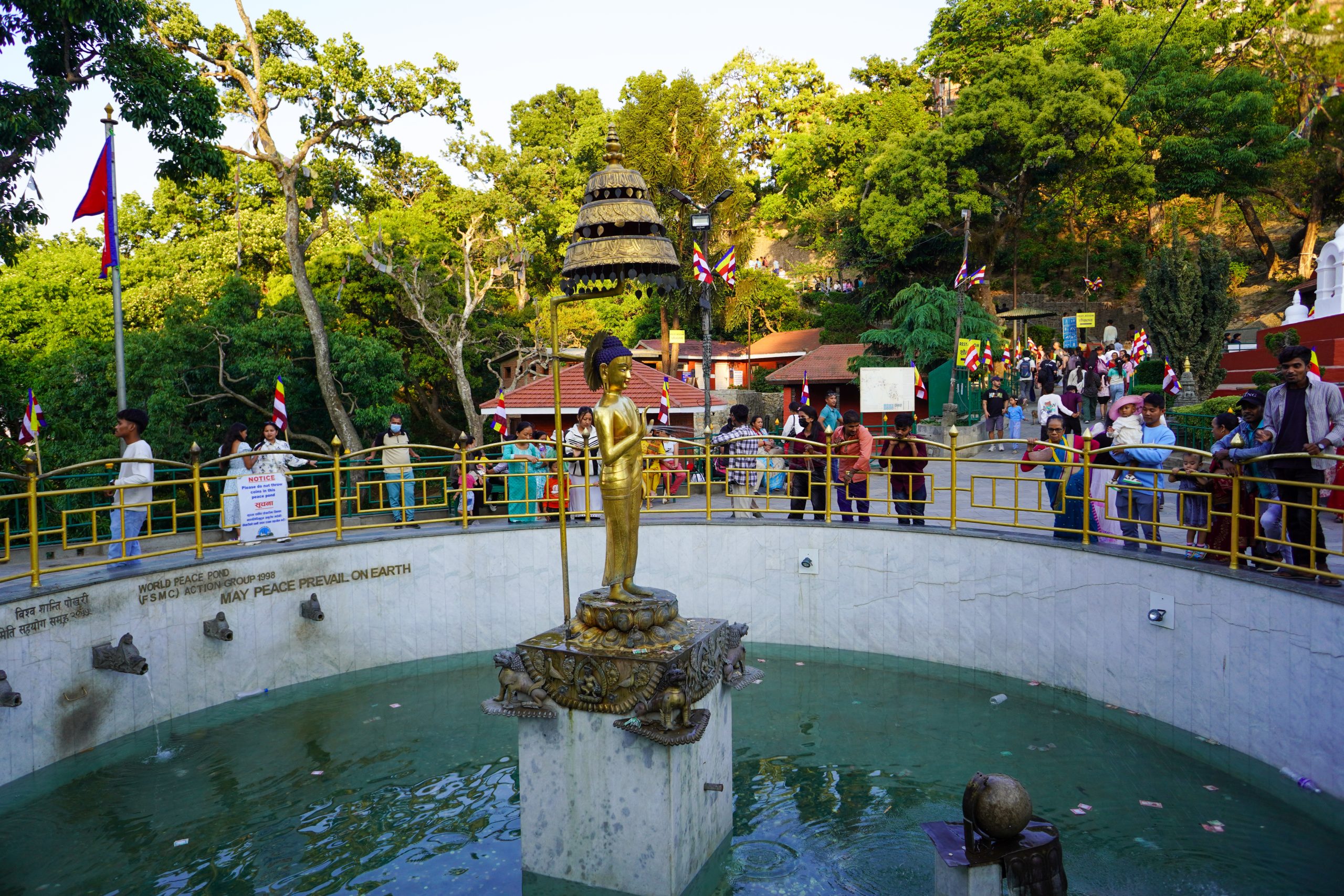 Swyambhunath Views: Capturing Peace Above the Valley 26 Swayambhunath peace pond