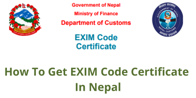 How To Get EXIM Code Certificate In Nepal 1