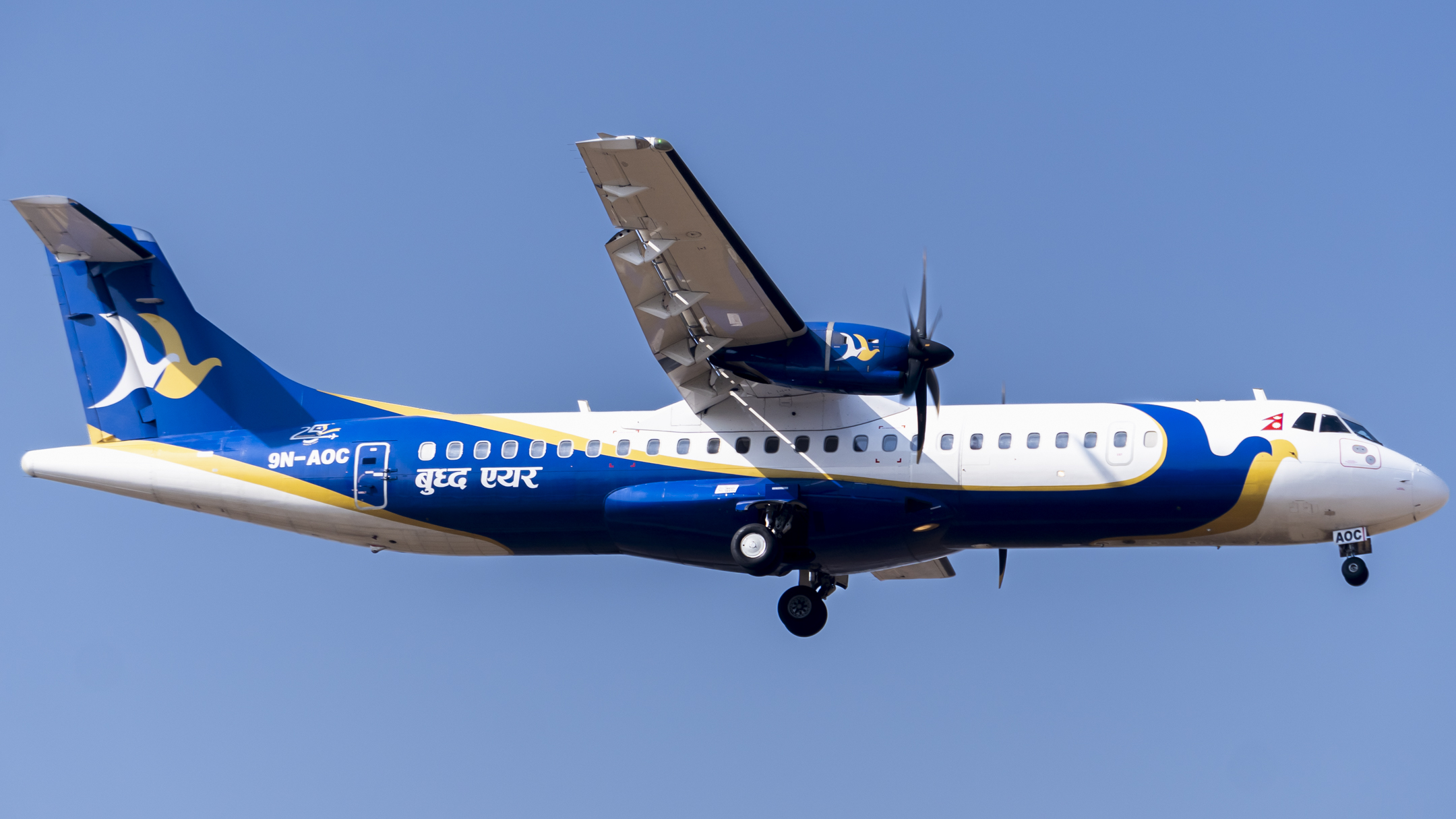 9N-AOC Buddha Air ATR 72-500 Nepal
