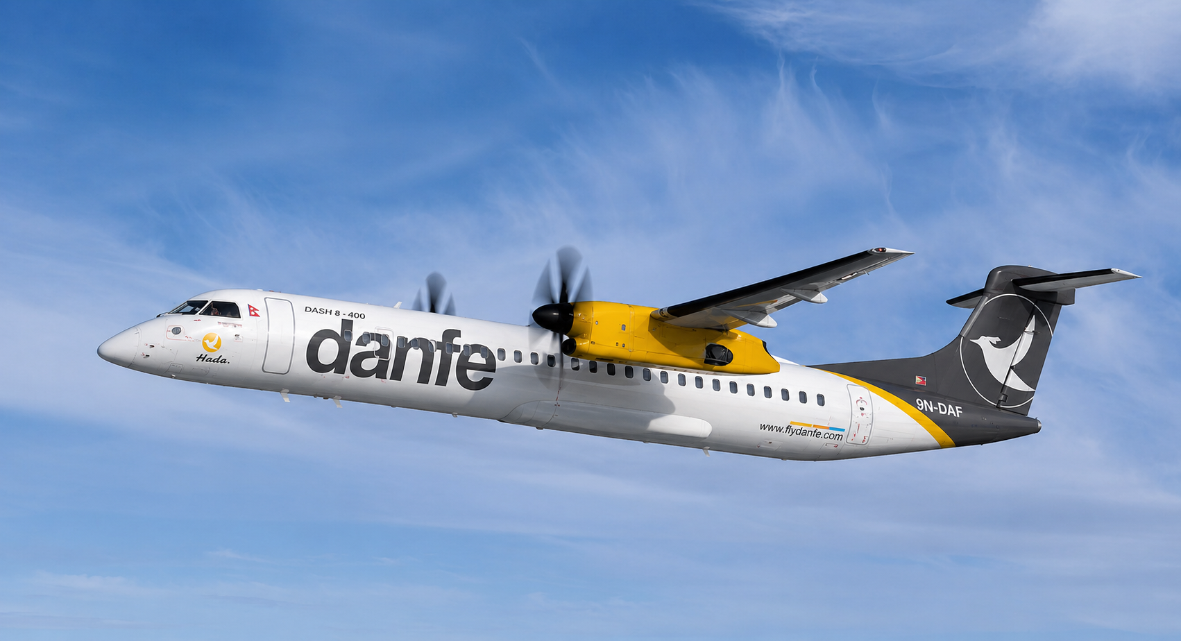 Dash 8 Q400 Danfe Airlines Livery Concept